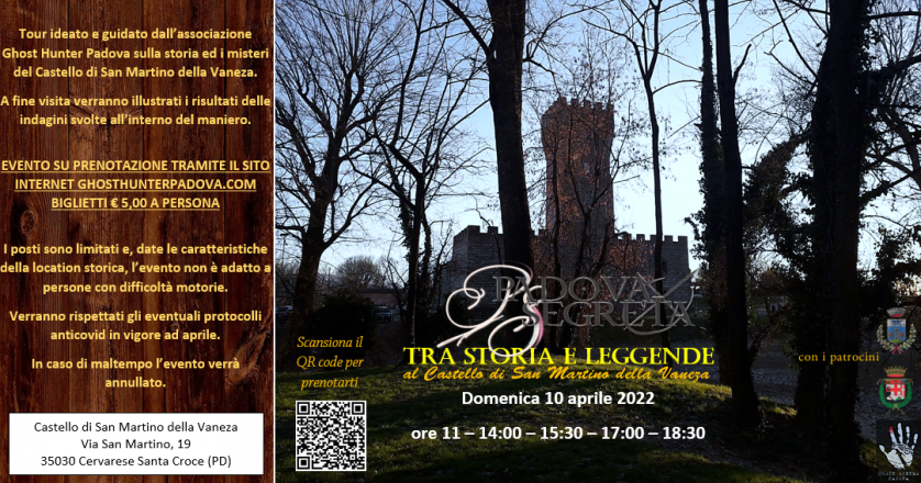 Padova segreta: tra storia e leggende al castello di san martino della vaneza